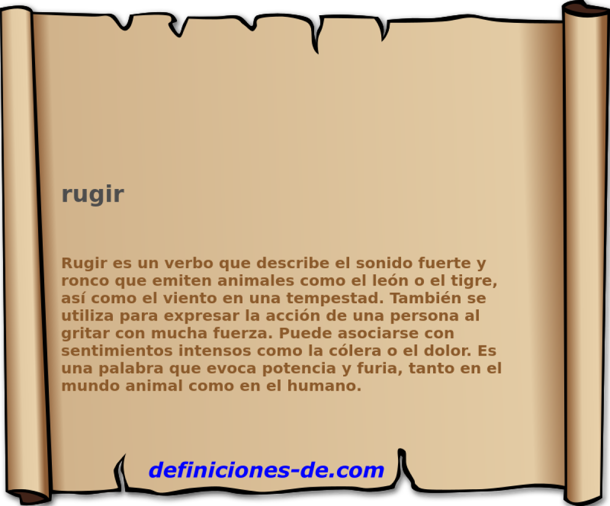 rugir 