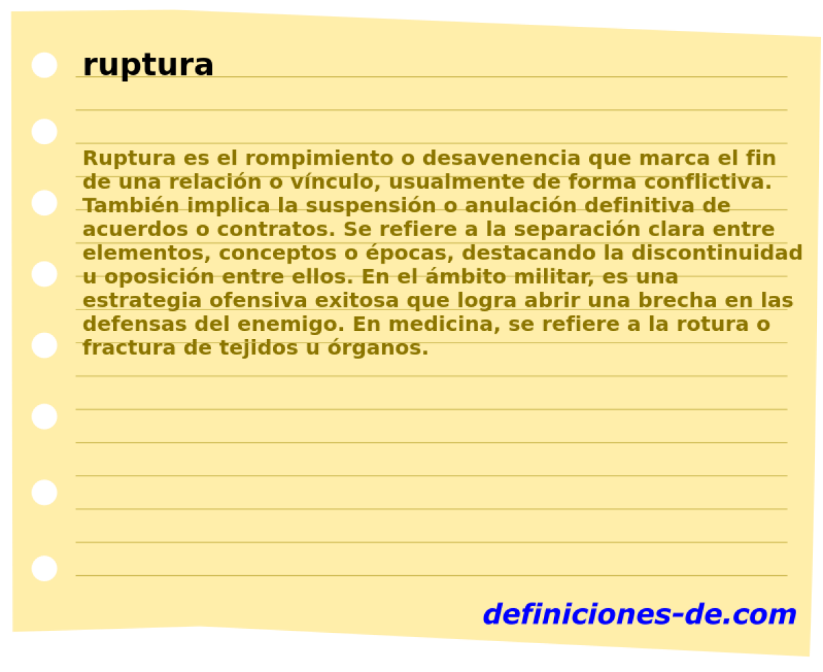 ruptura 