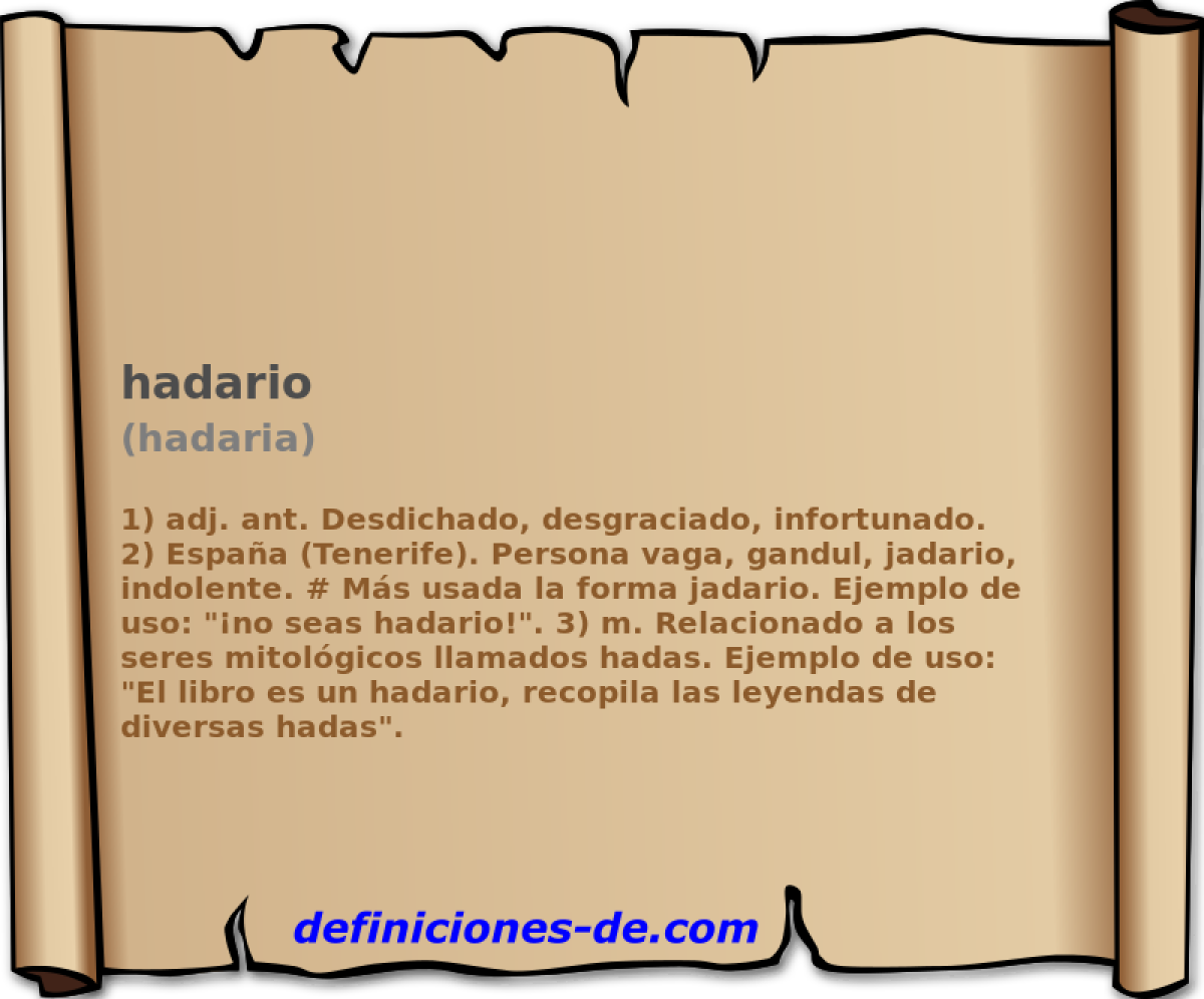 hadario (hadaria)