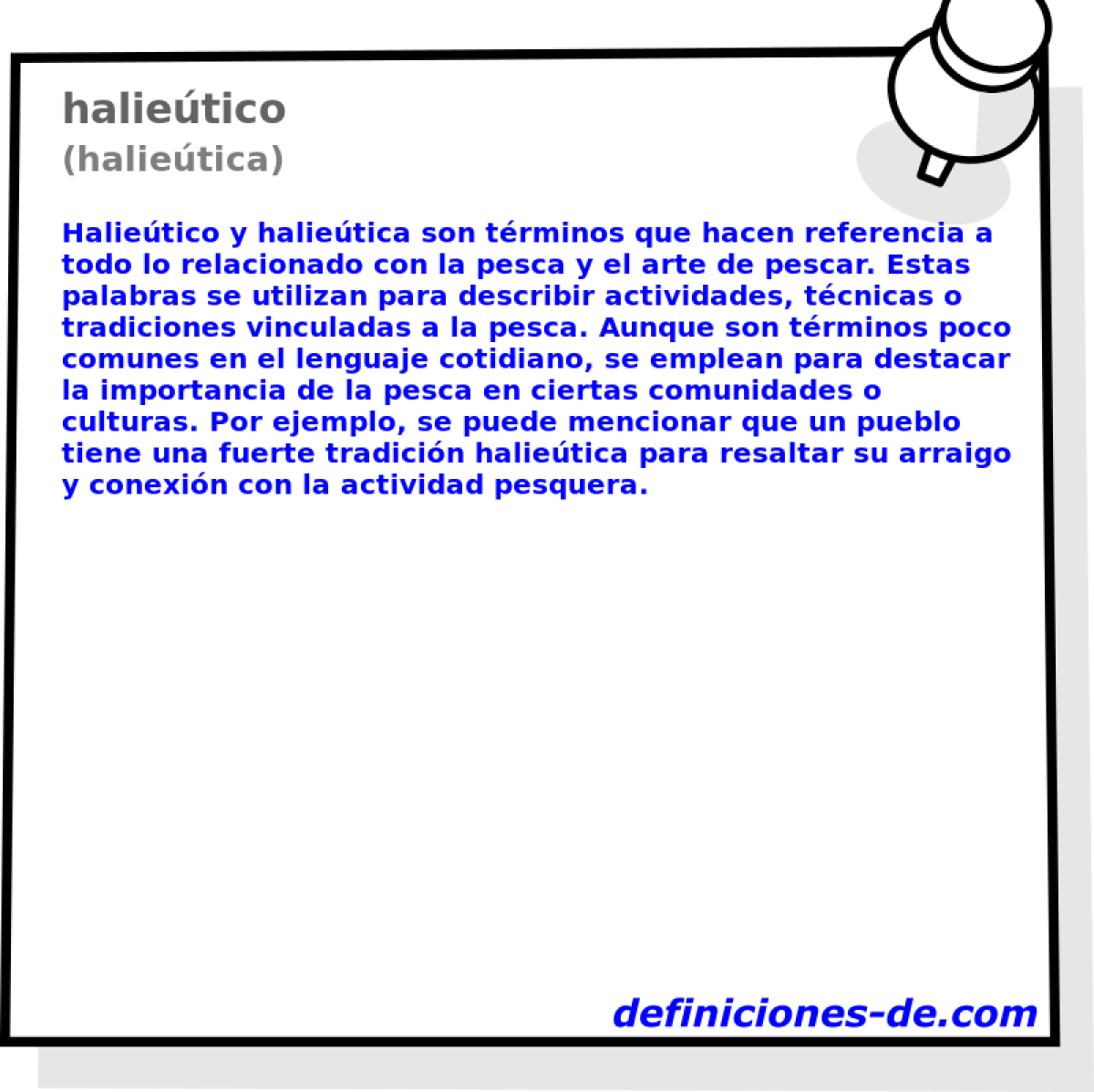 halietico (halietica)