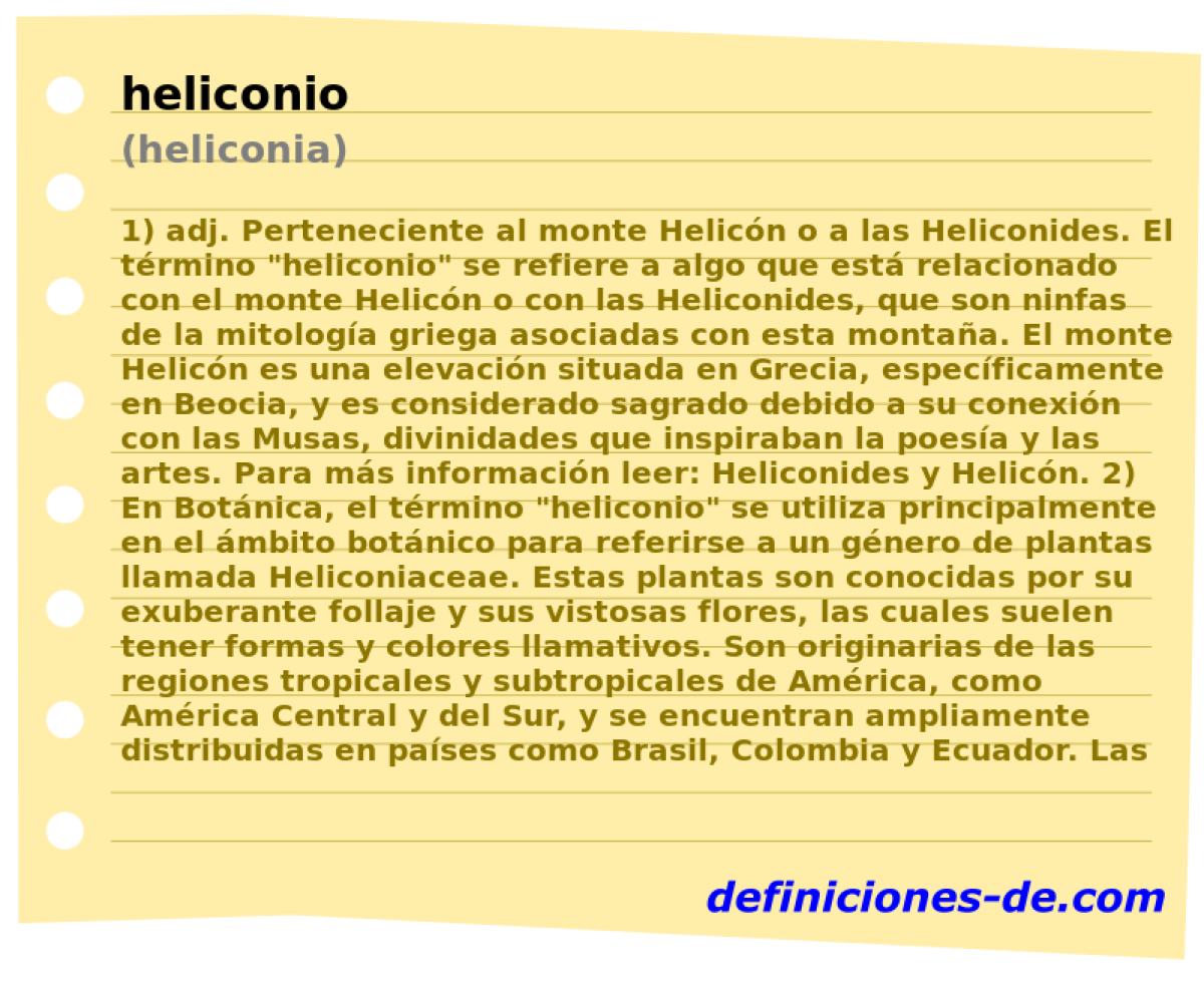 heliconio (heliconia)