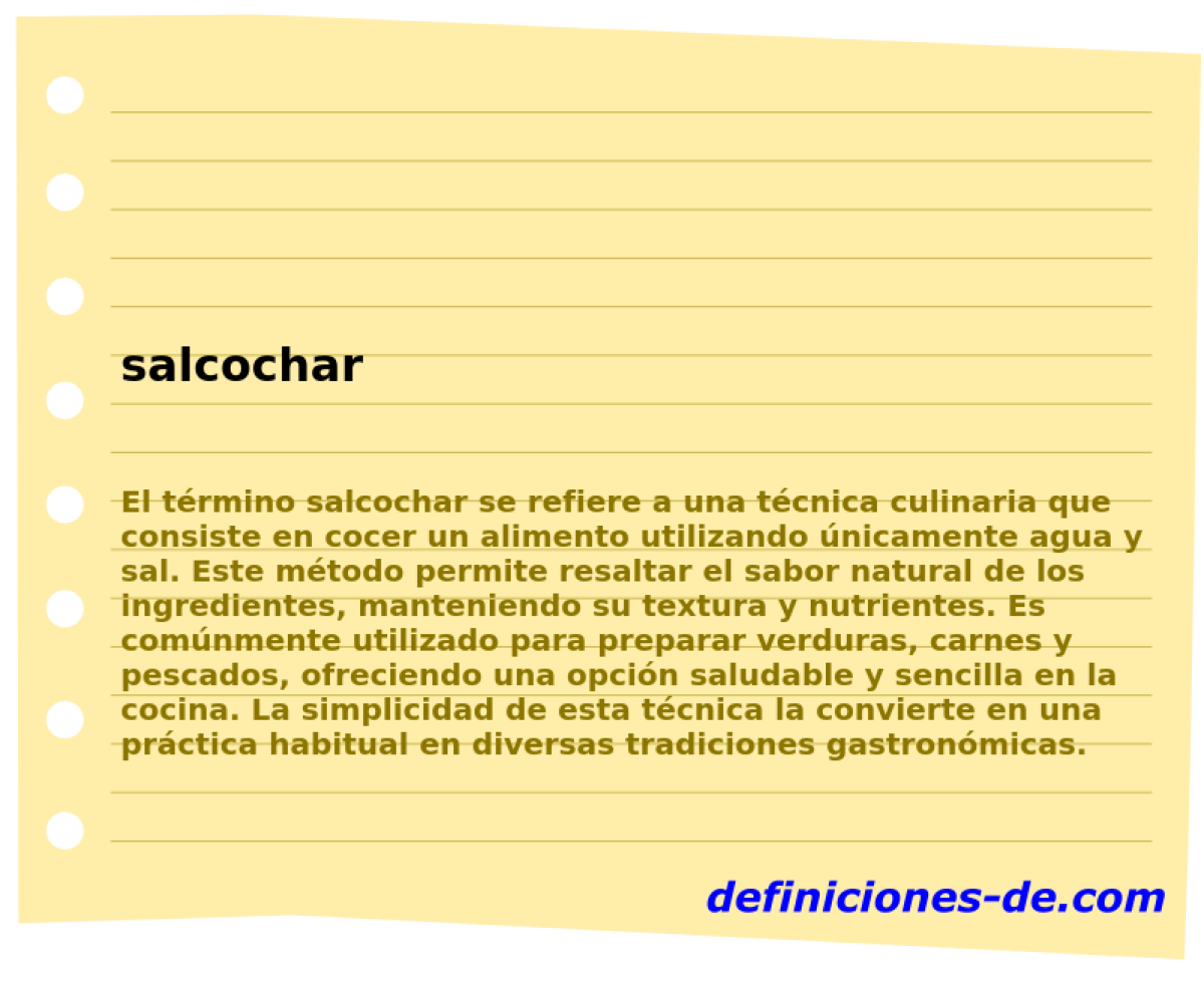 salcochar 