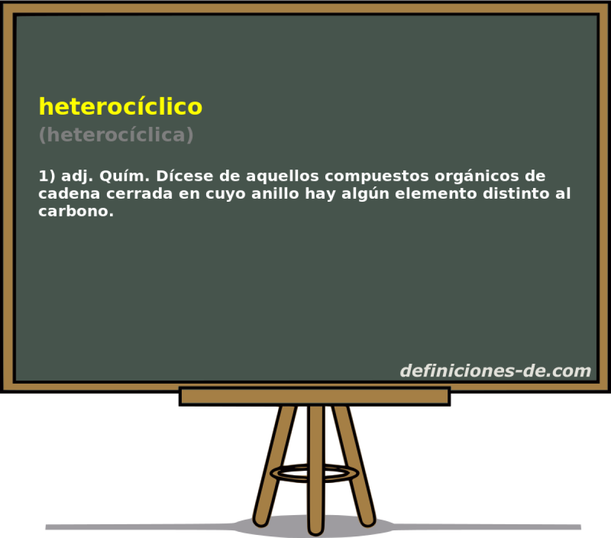 heterocclico (heterocclica)