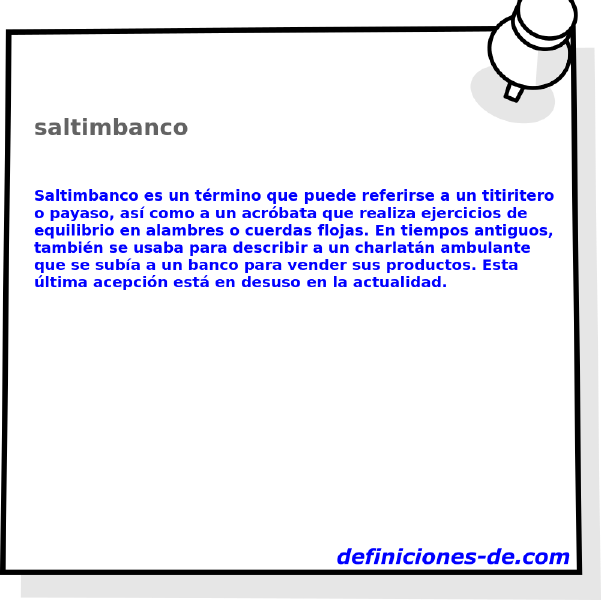 saltimbanco 