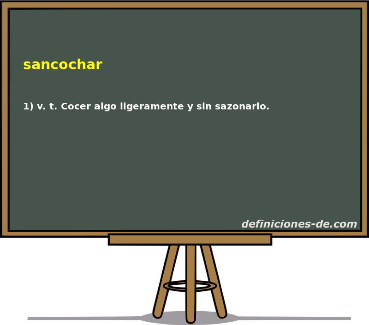 sancochar 