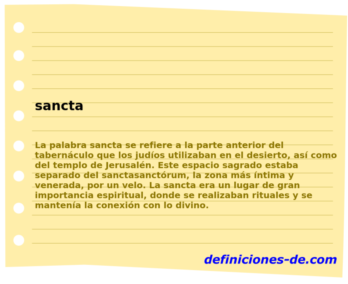 sancta 