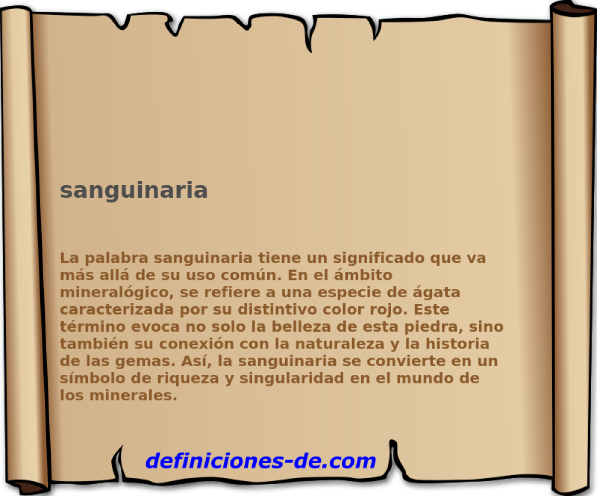 sanguinaria 