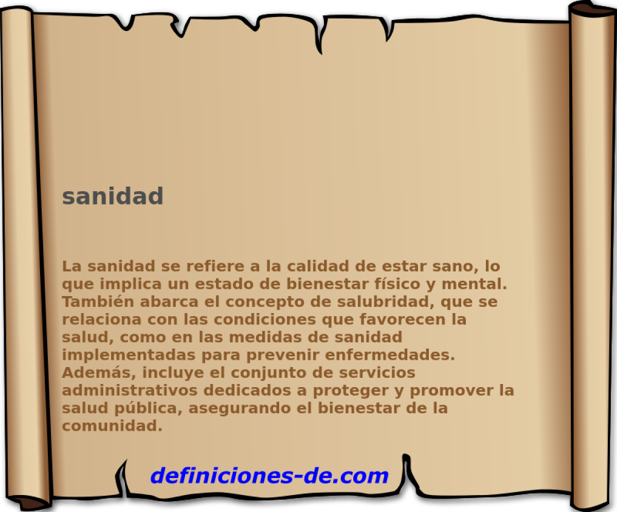 sanidad 