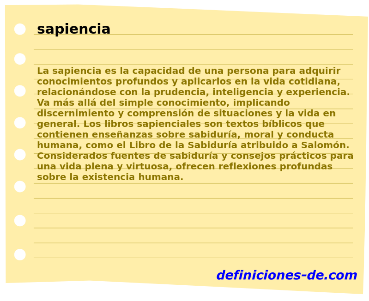 sapiencia 