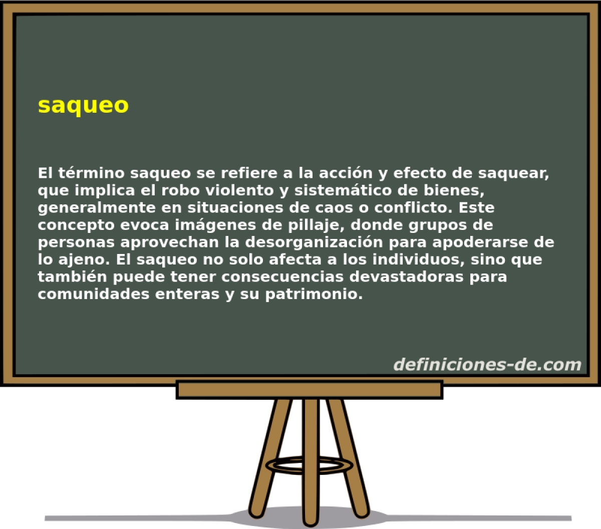 saqueo 