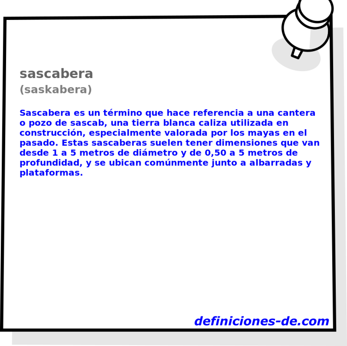 sascabera (saskabera)
