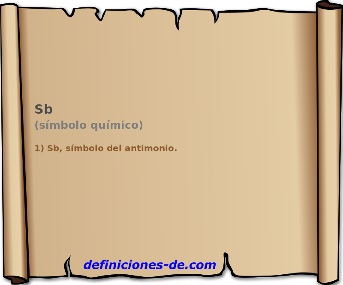 Sb (smbolo qumico)