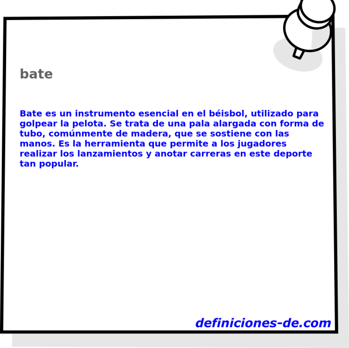 bate 