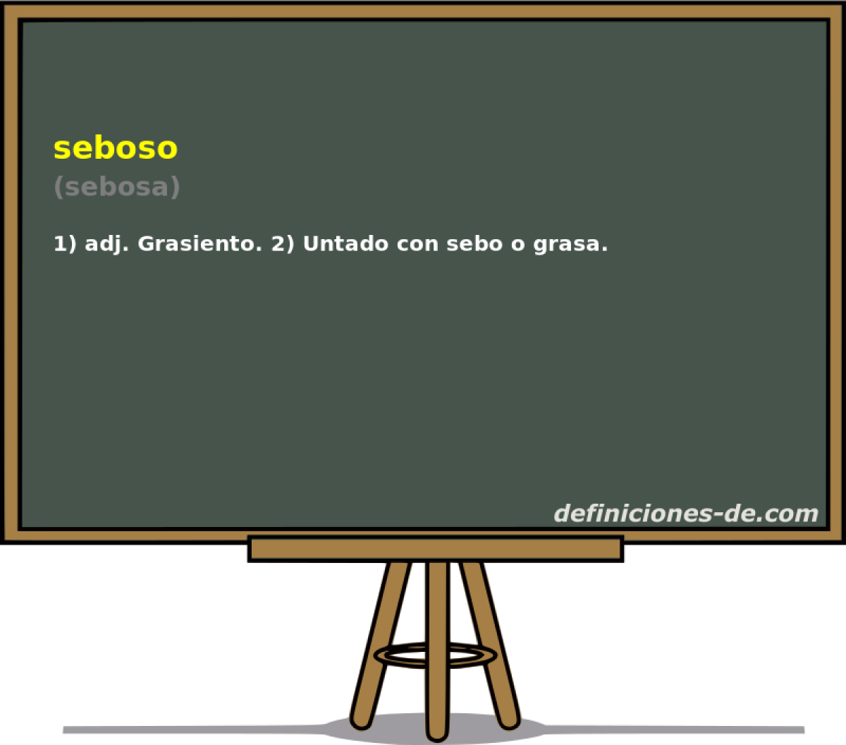 seboso (sebosa)