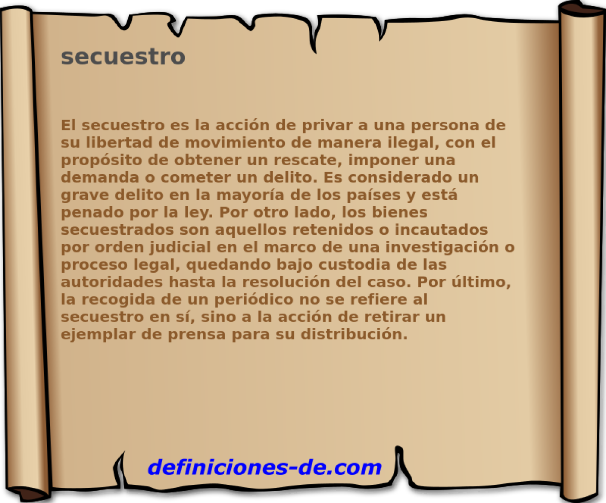 secuestro 