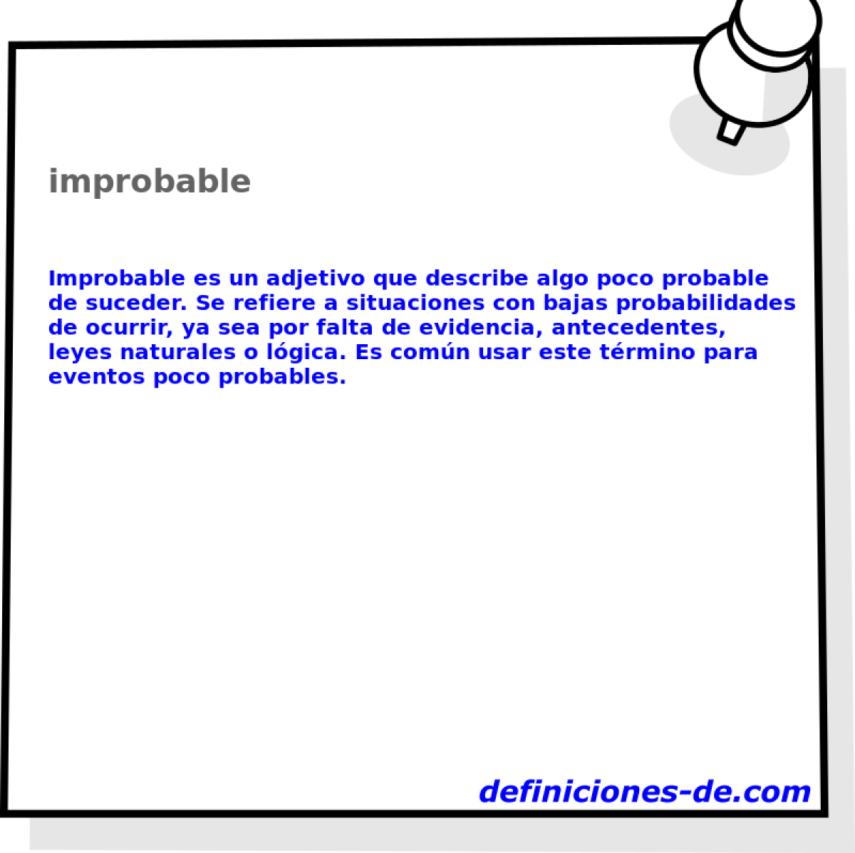 improbable 