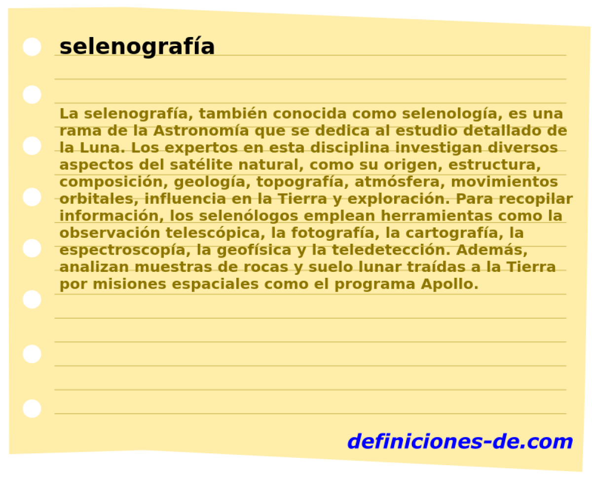 selenografa 