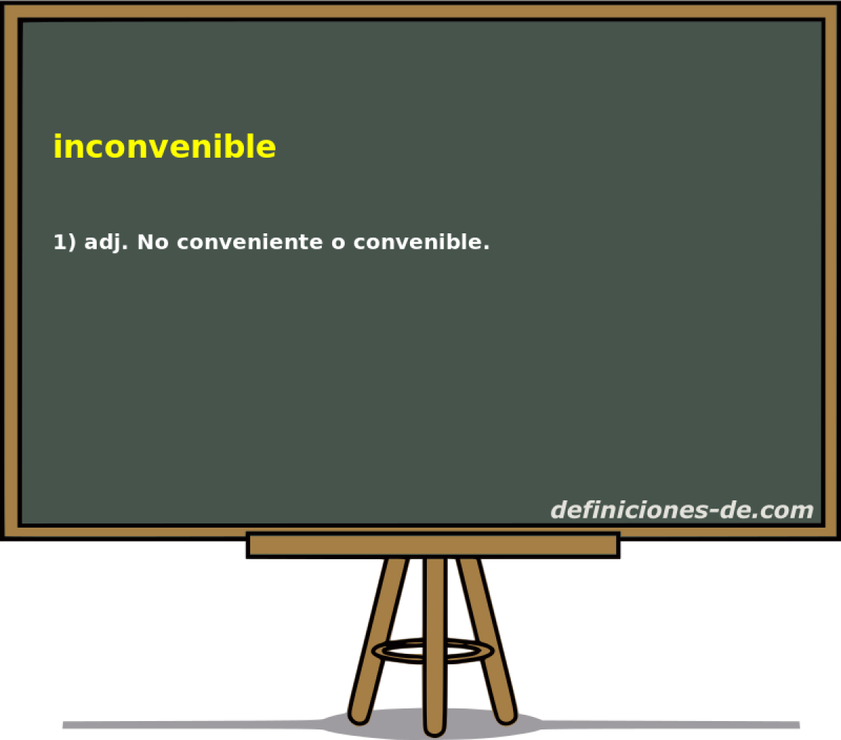 inconvenible 