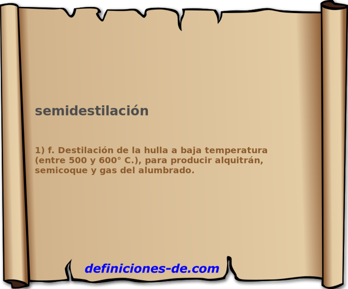 semidestilacin 