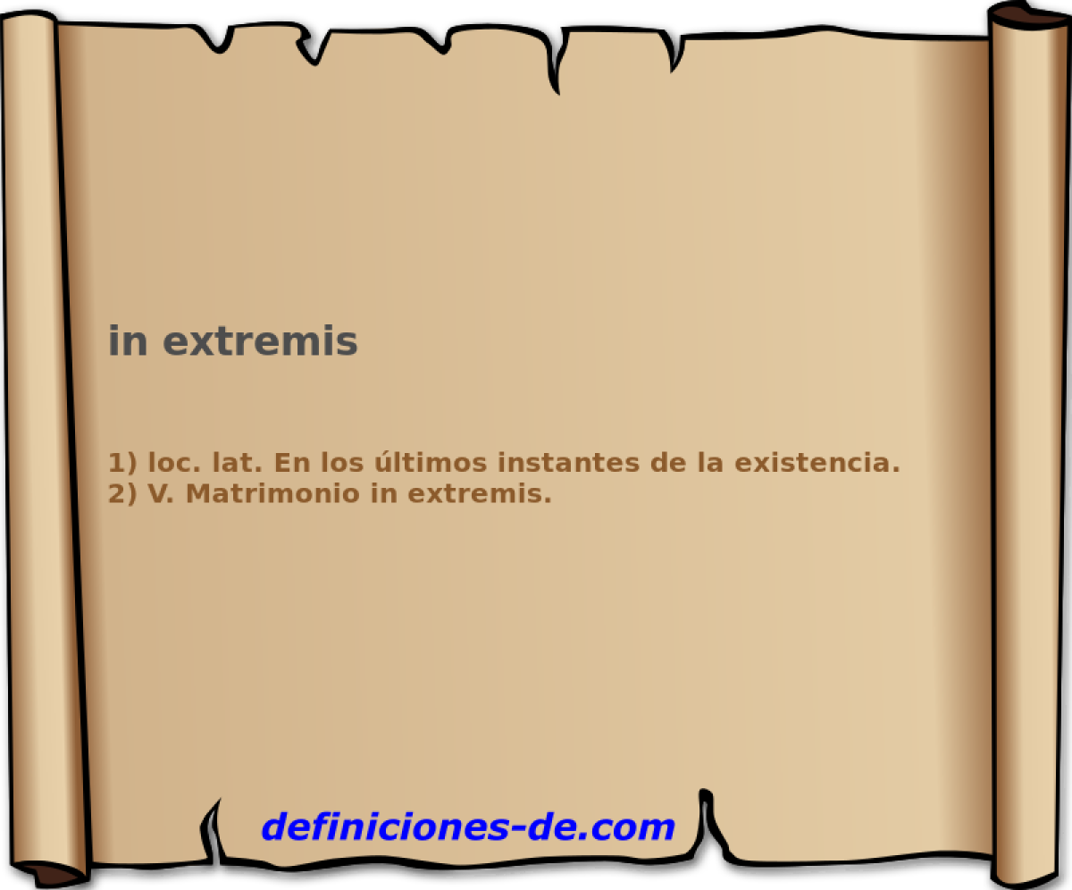 in extremis 