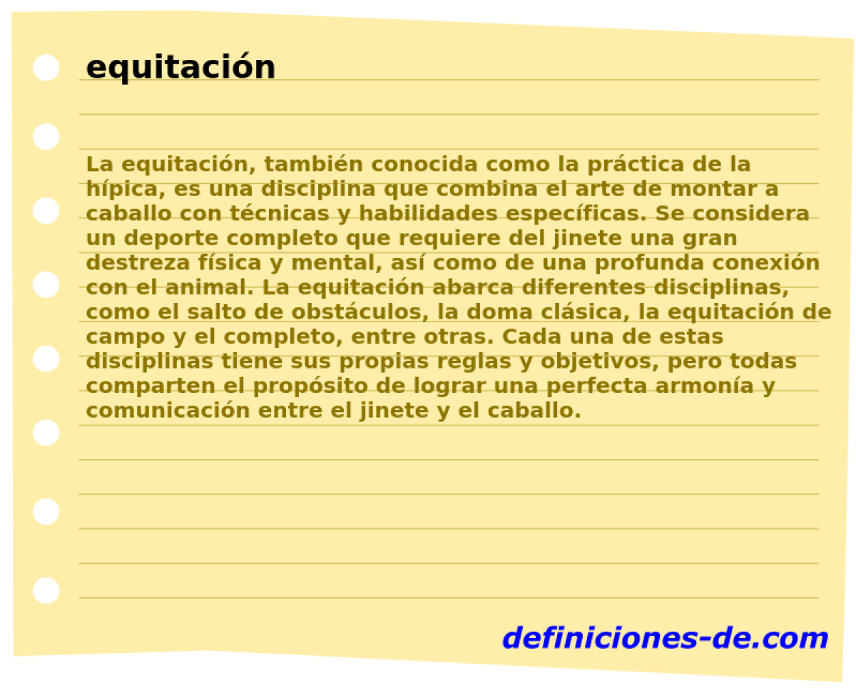 equitacin 