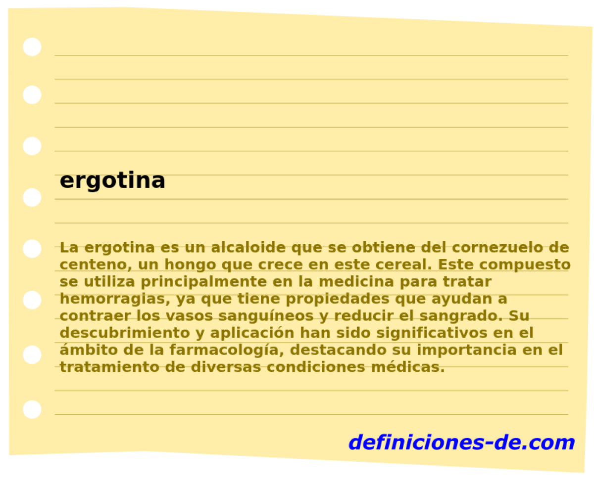 ergotina 