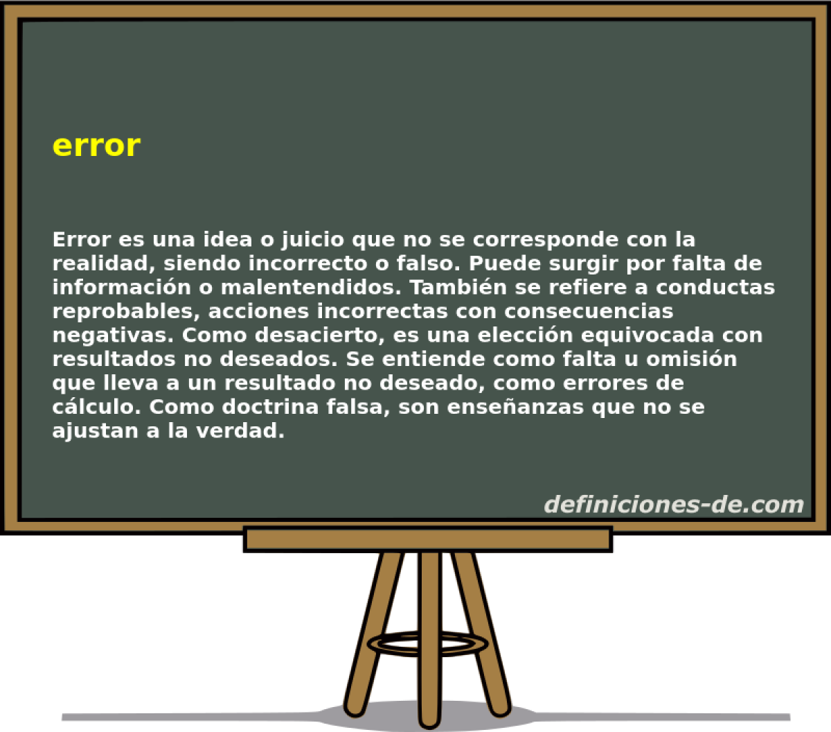 error 