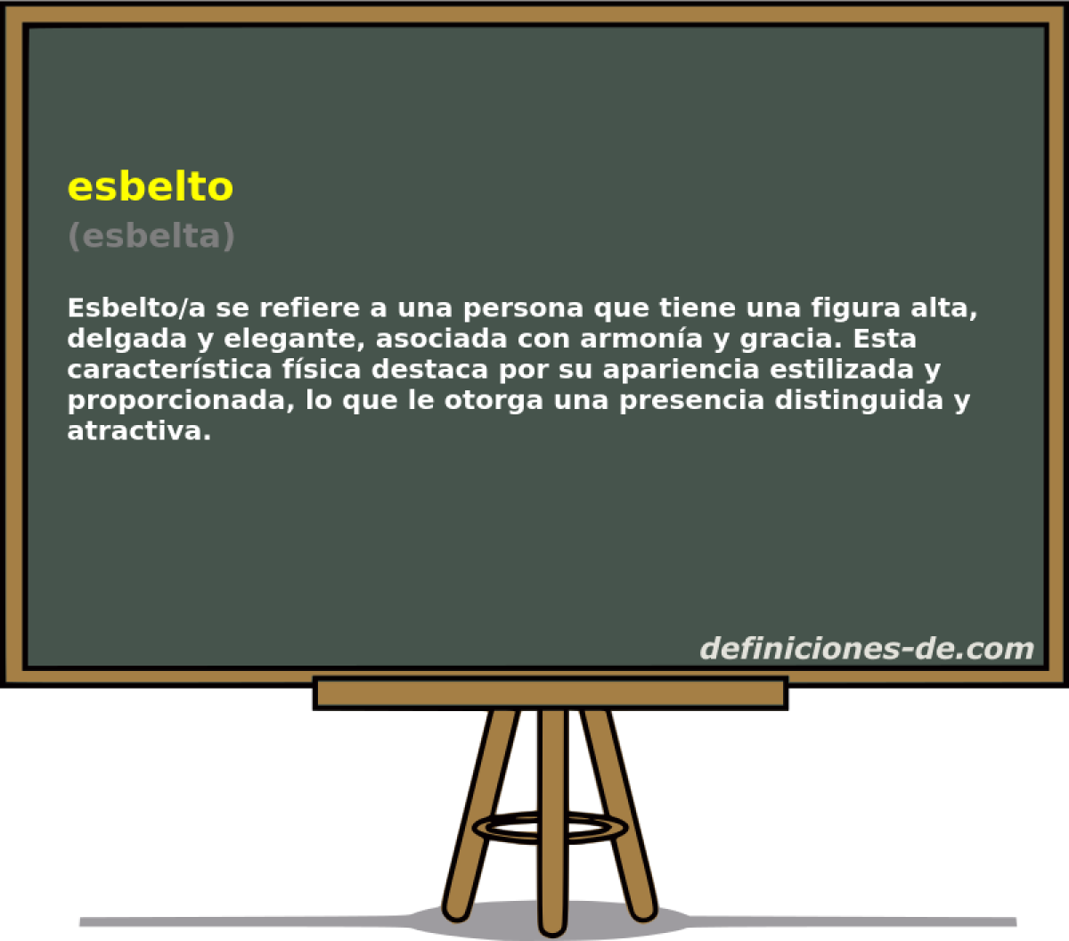 esbelto (esbelta)