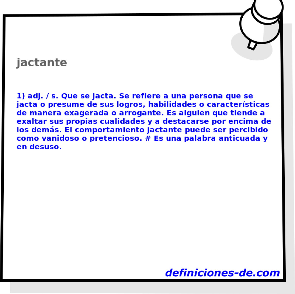 jactante 