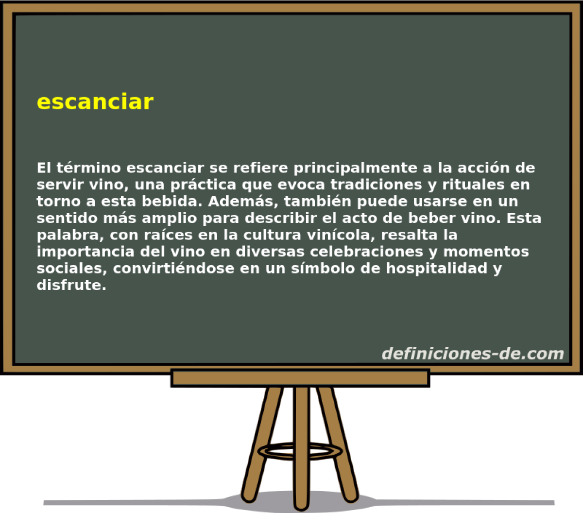 escanciar 