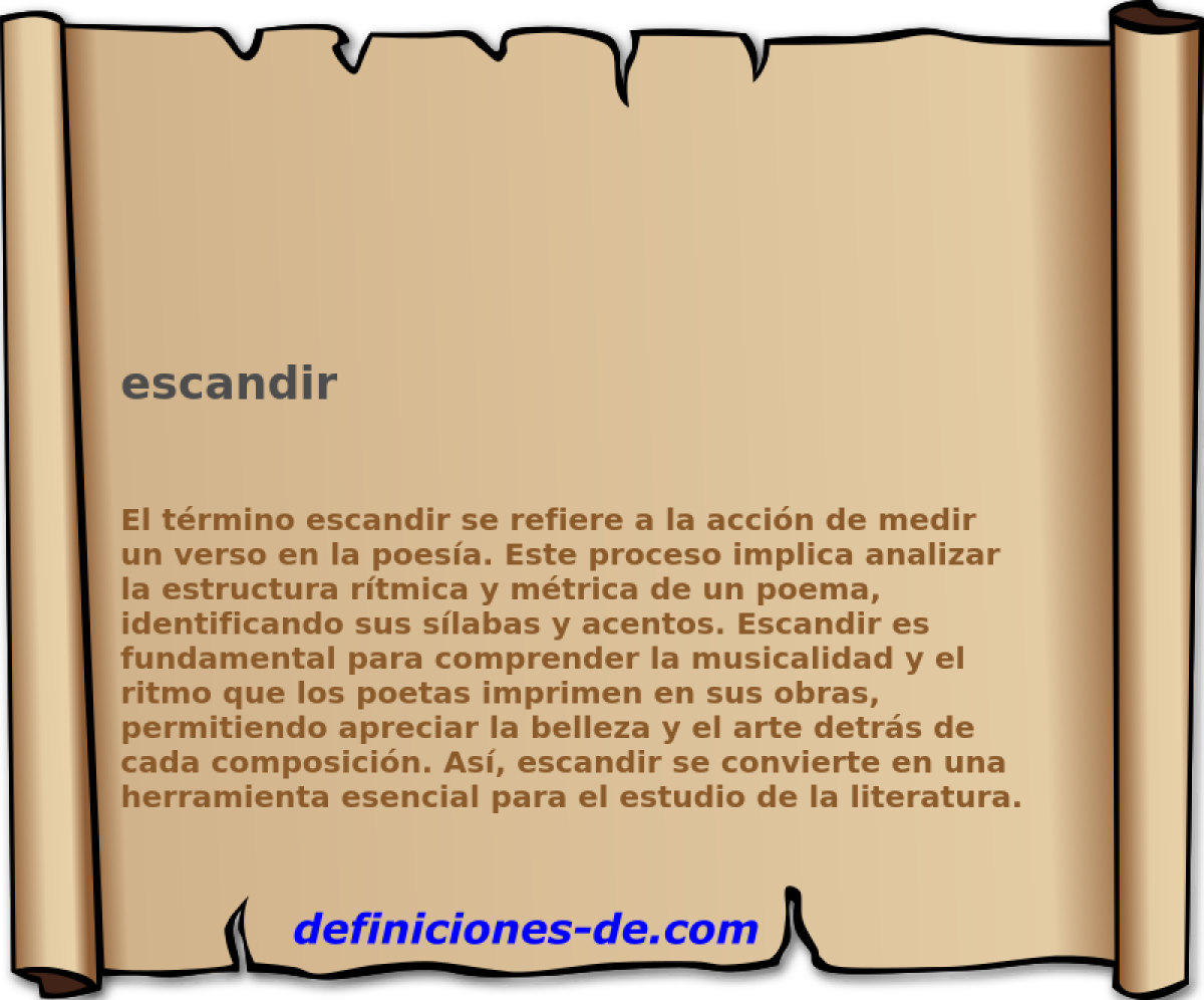 escandir 