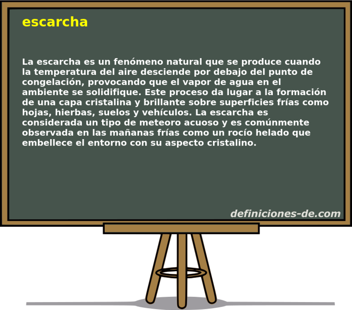 escarcha 