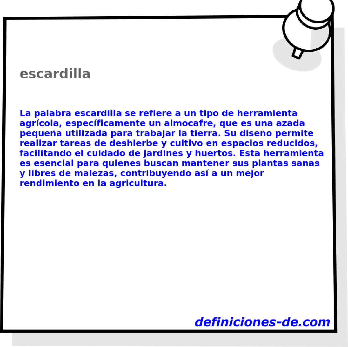 escardilla 