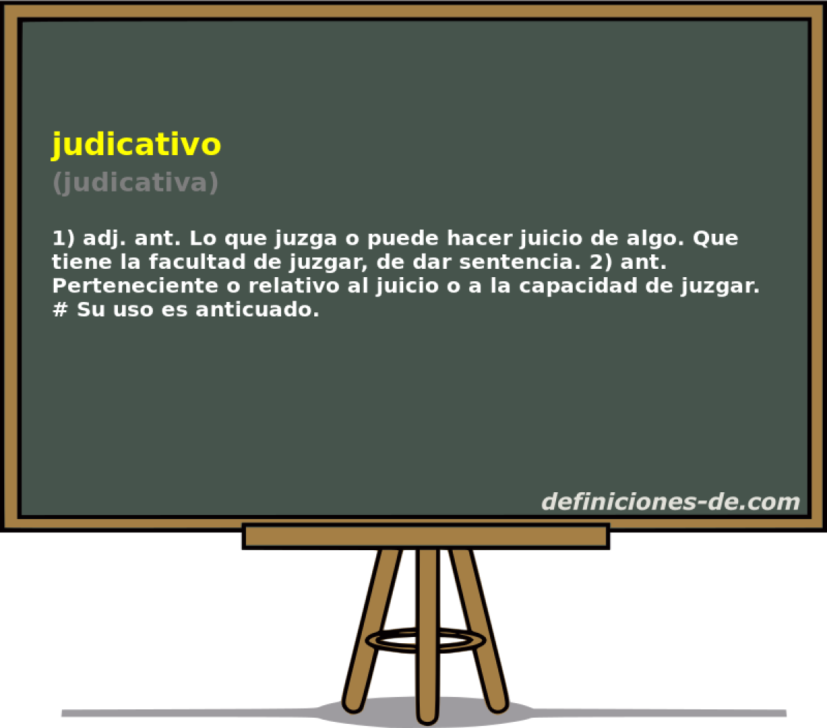 judicativo (judicativa)