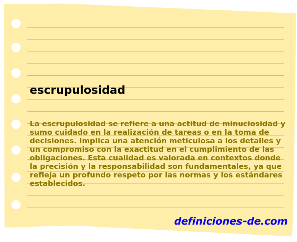 escrupulosidad 