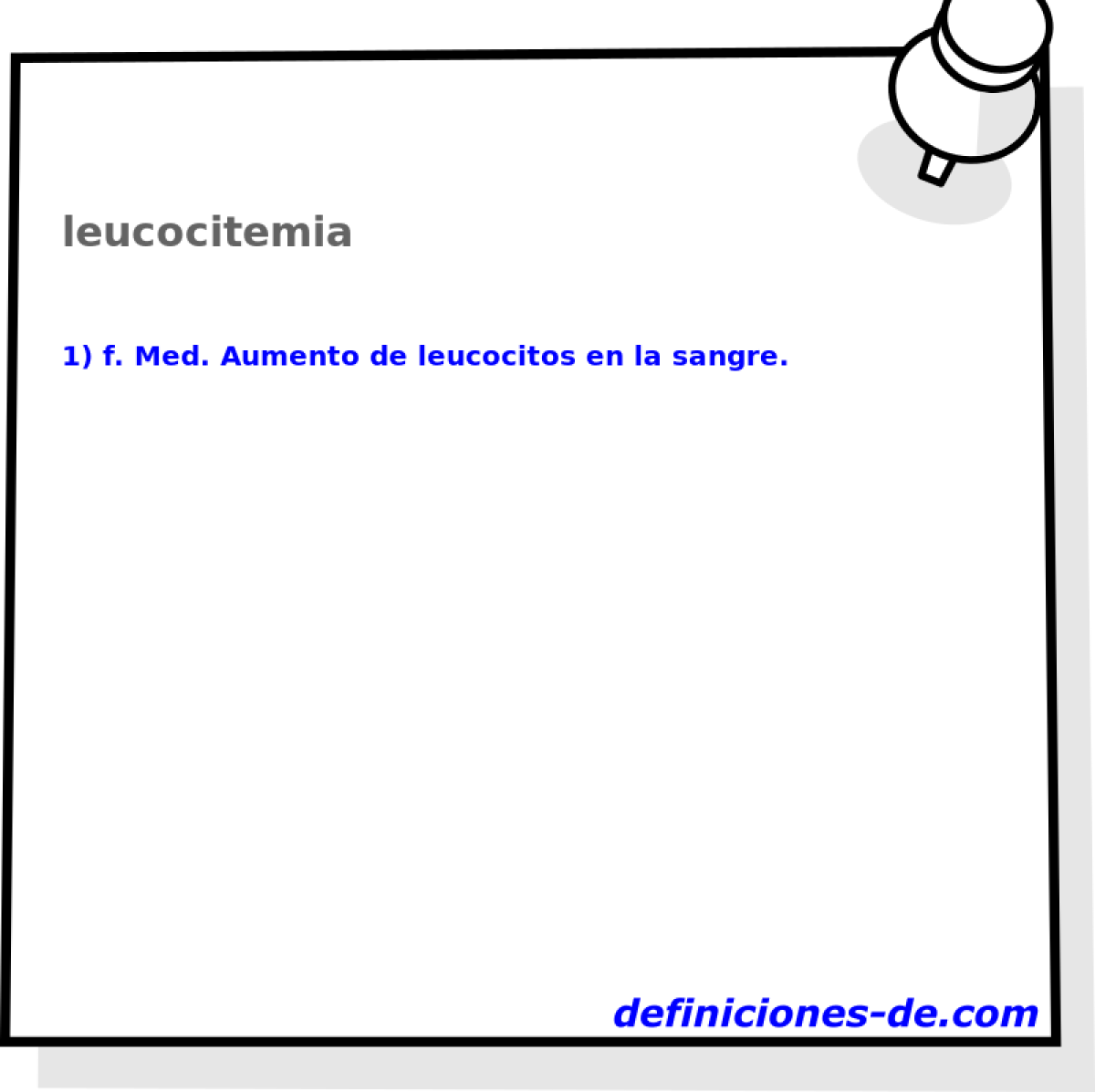 leucocitemia 