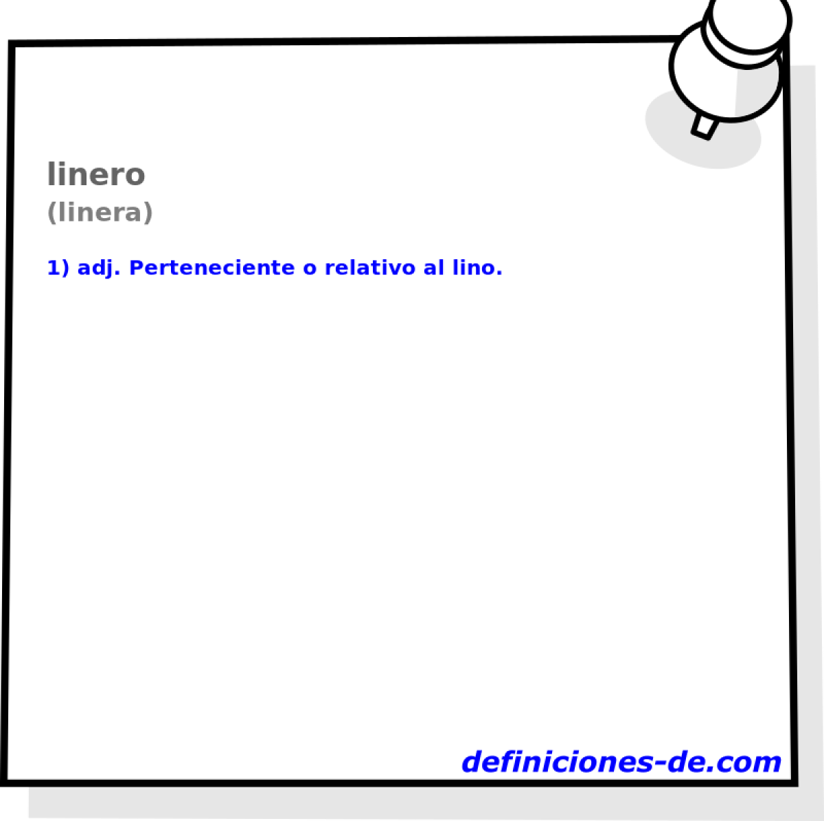linero (linera)