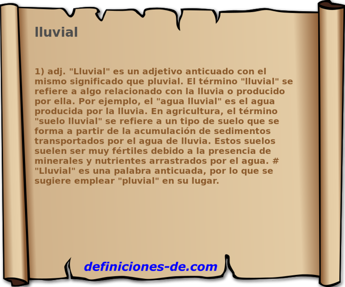 lluvial 