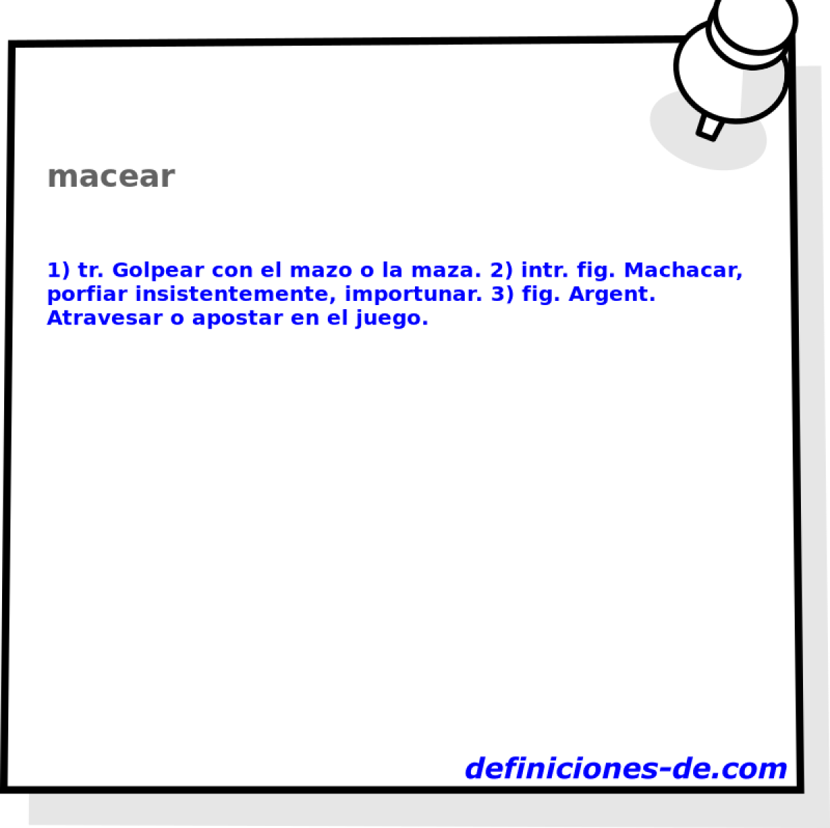 macear 