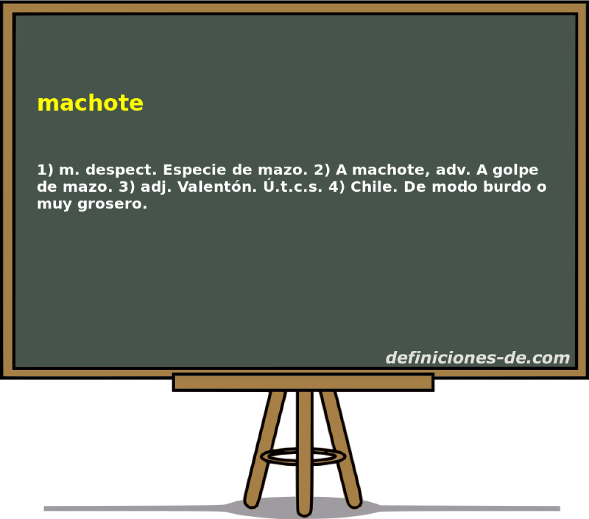 machote 