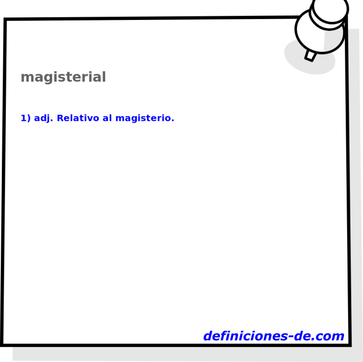 magisterial 