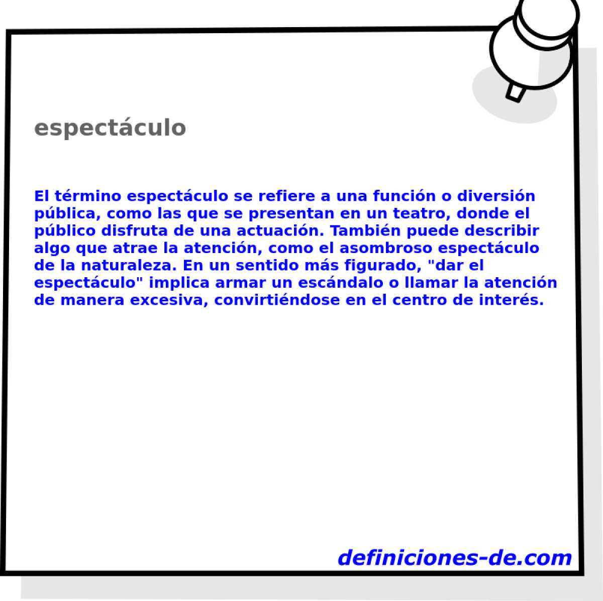 espectculo 