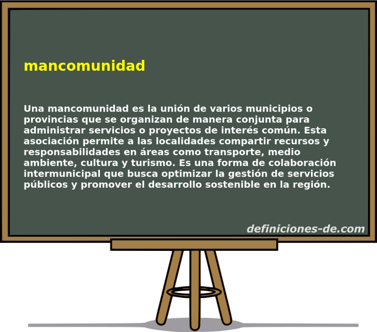 mancomunidad 