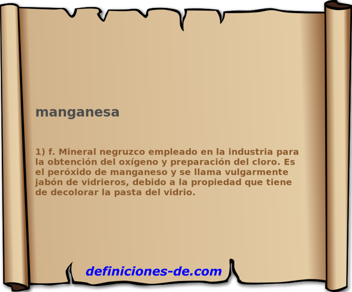 manganesa 