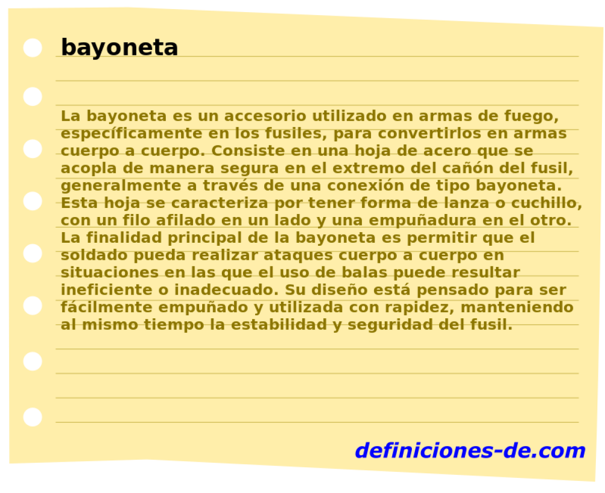 bayoneta 