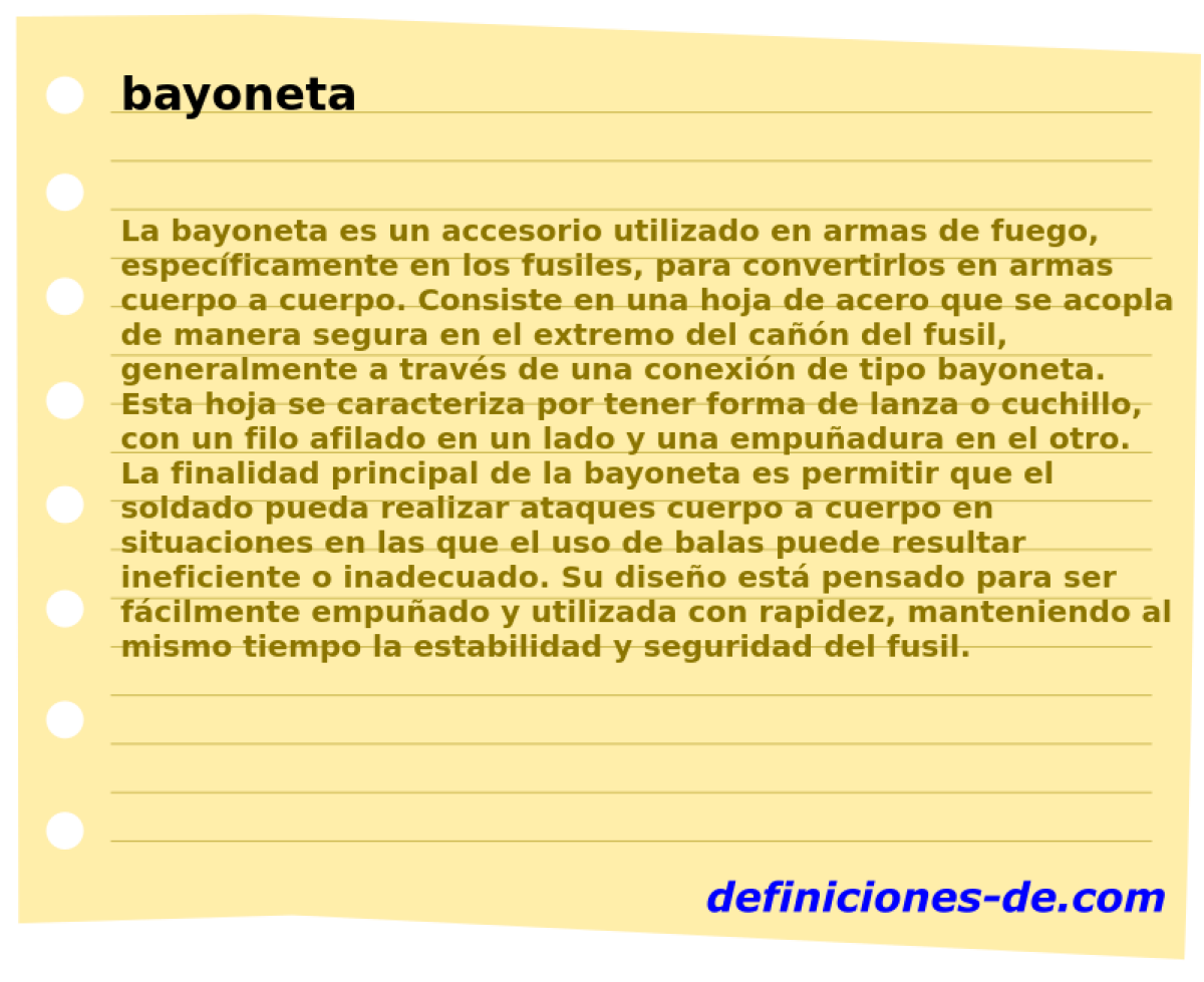 bayoneta 