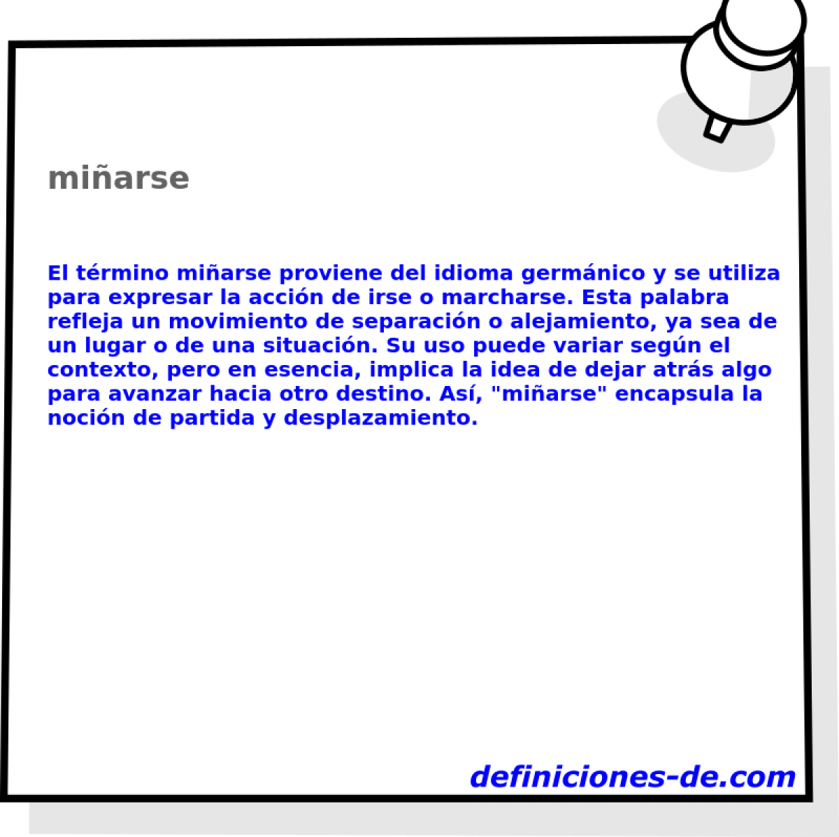 miñarse