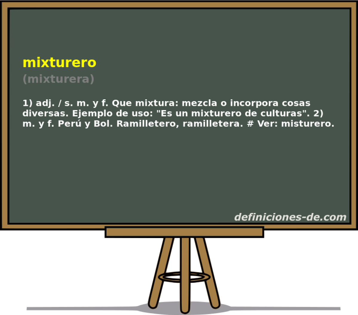mixturero (mixturera)