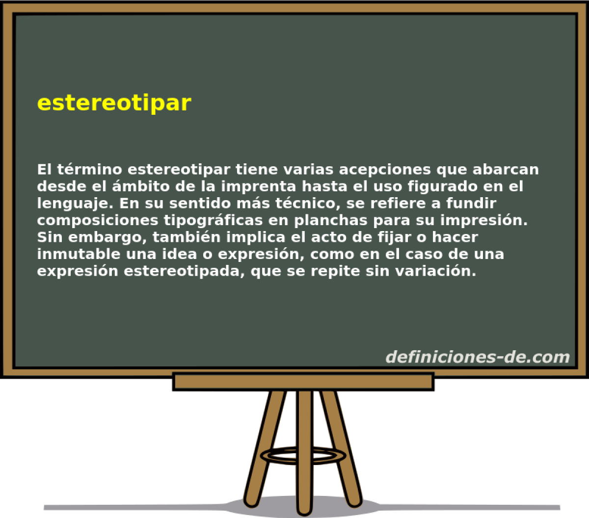 estereotipar 