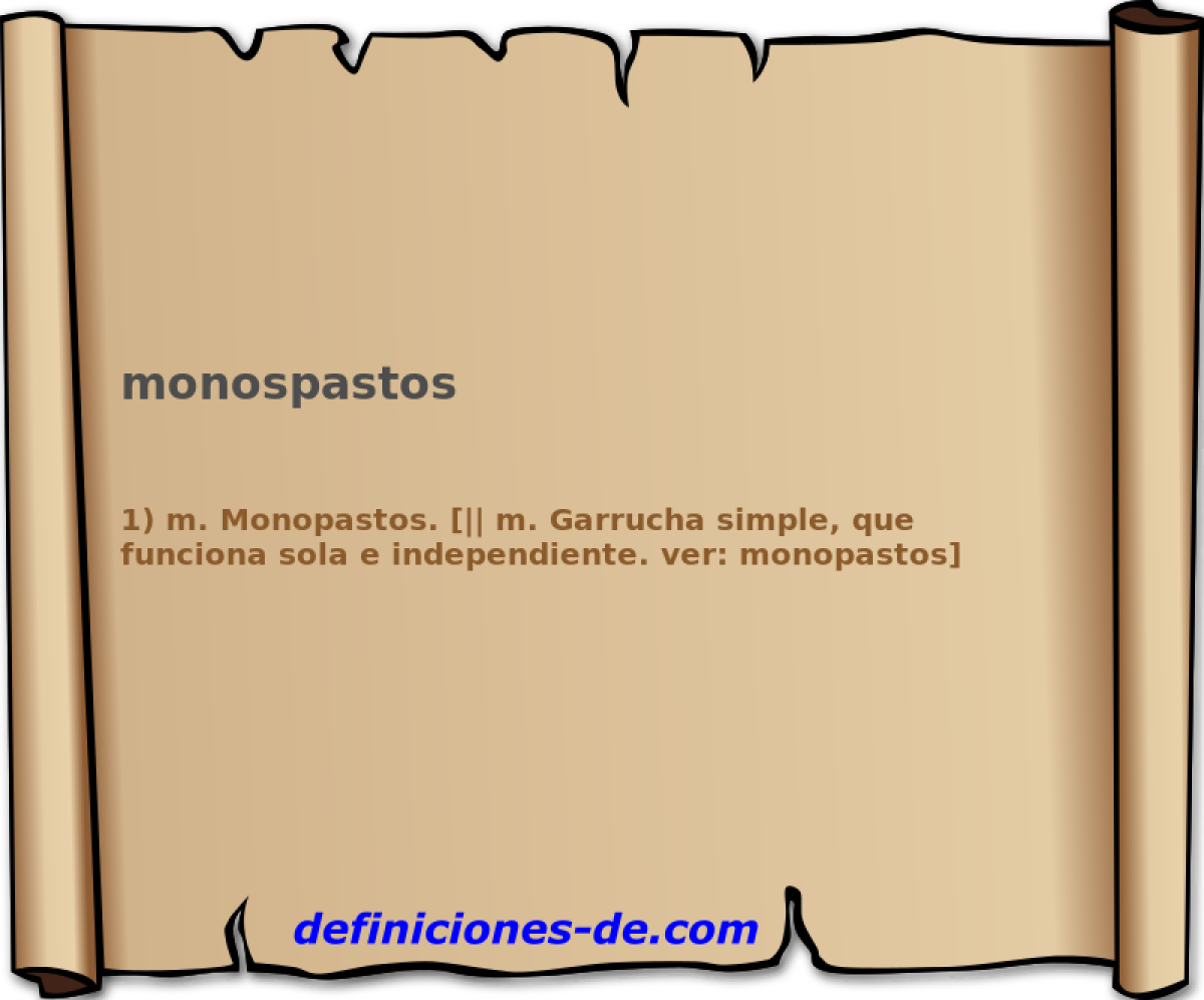 monospastos 